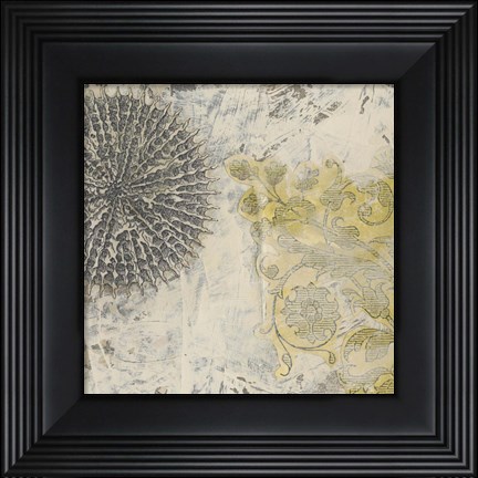 Framed Coastal Cameo IX Print