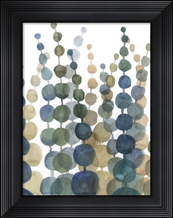 Framed Pompom Botanical II Print