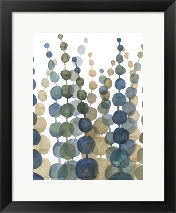 Framed Pompom Botanical II Print