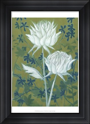 Framed Wild Chrysanthemums I Print