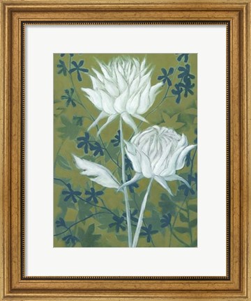 Framed Wild Chrysanthemums I Print