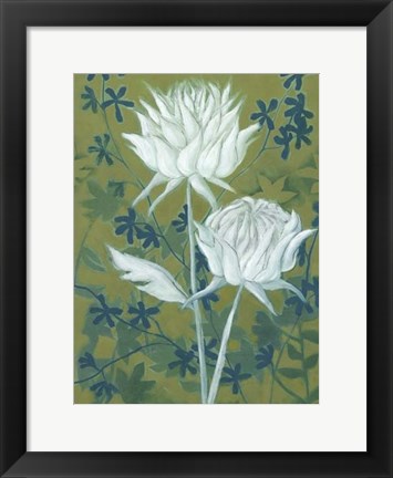 Framed Wild Chrysanthemums I Print