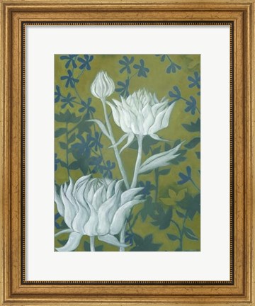 Framed Wild Chrysanthemums II Print