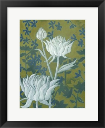 Framed Wild Chrysanthemums II Print