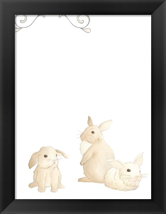 Framed Baby Animals I Print