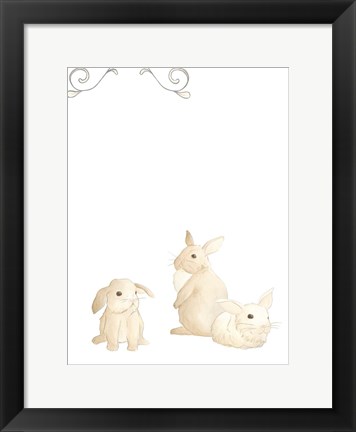 Framed Baby Animals I Print