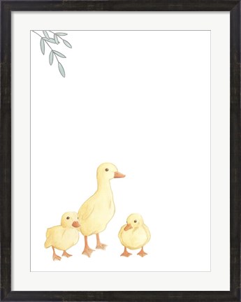 Framed Baby Animals III Print