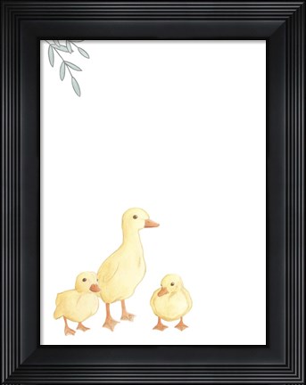 Framed Baby Animals III Print