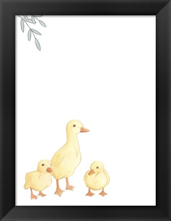 Framed Baby Animals III Print