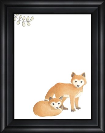 Framed Baby Animals V Print