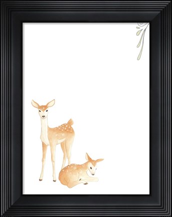 Framed Baby Animals VI Print