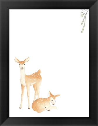 Framed Baby Animals VI Print