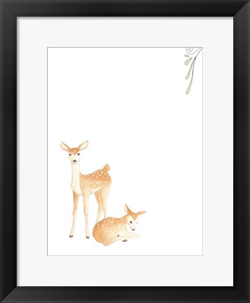 Framed Baby Animals VI Print