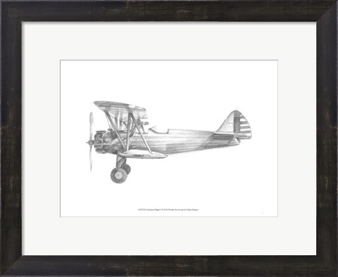 Framed Technical Flight I Print