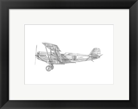 Framed Technical Flight II Print