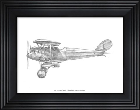 Framed Technical Flight III Print