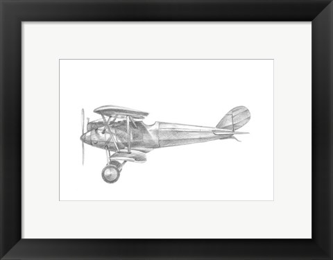 Framed Technical Flight III Print