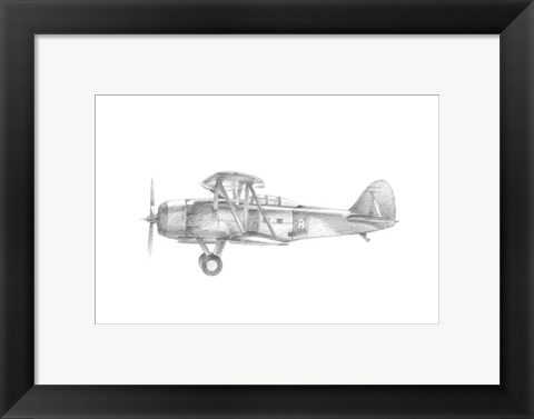 Framed Technical Flight IV Print