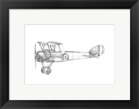 Framed Technical Flight V Print