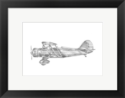 Framed Technical Flight VI Print