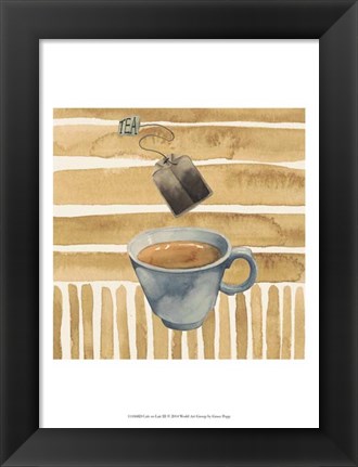 Framed Cafe au Lait III Print