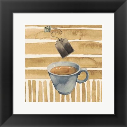 Framed Cafe au Lait III Print