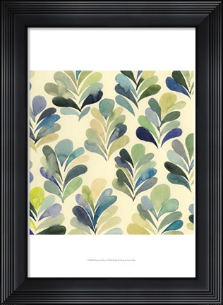 Framed Watercolor Palms I Print