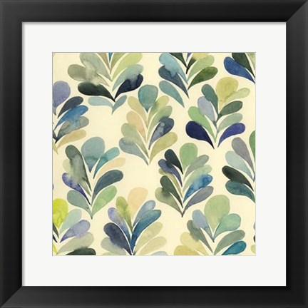 Framed Watercolor Palms I Print