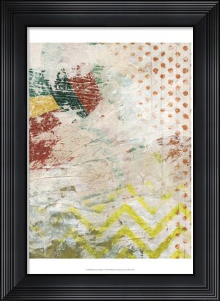 Framed Signboard Signals I Print