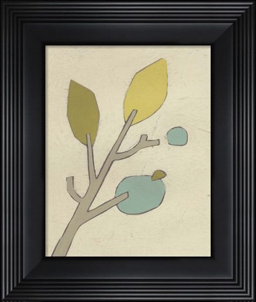 Framed Simple Stems VI Print