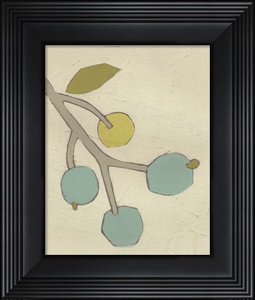 Framed Simple Stems VIII Print