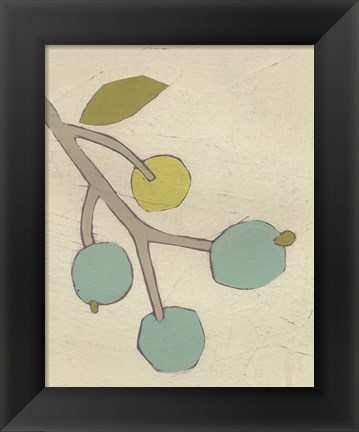 Framed Simple Stems VIII Print