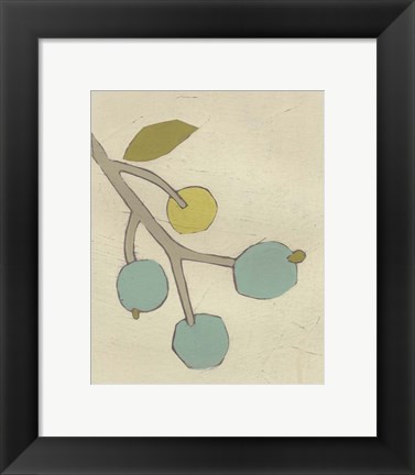 Framed Simple Stems VIII Print