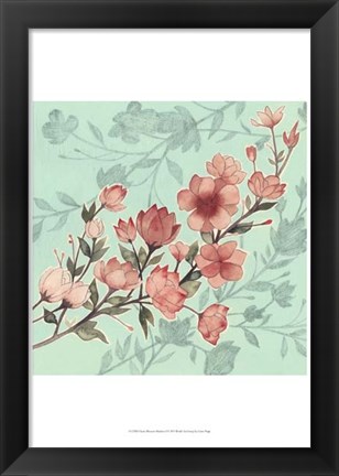 Framed Cherry Blossom Shadows I Print