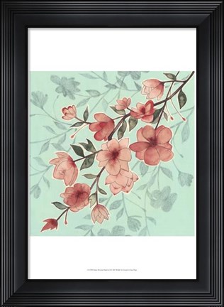 Framed Cherry Blossom Shadows II Print