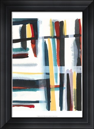 Framed Book Shelf I Print