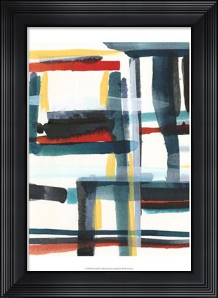 Framed Book Shelf II Print