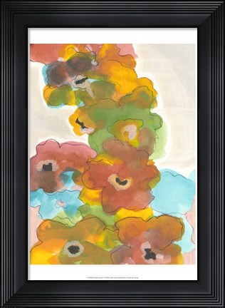Framed Floral Cascade I Print