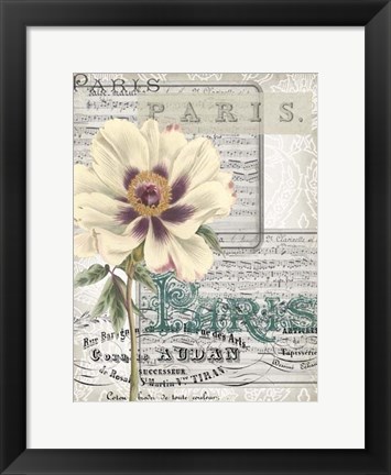 Framed Musical Paris II Print