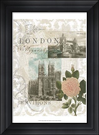Framed Visiting London Print