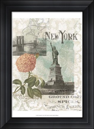 Framed Visiting New York Print