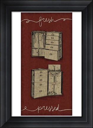 Framed Pressed II Print