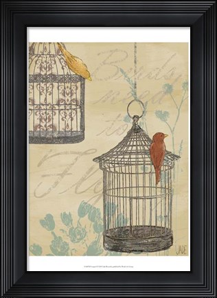 Framed Uncaged I Print