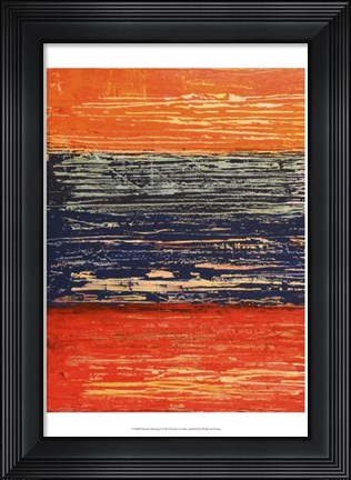 Framed Electric Morning I Print