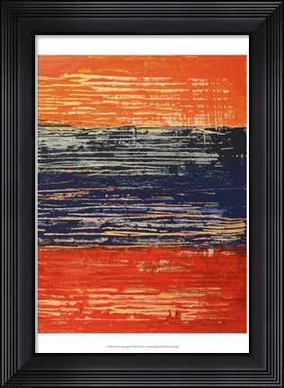 Framed Electric Morning II Print