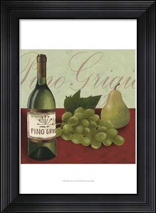 Framed Wine Country I Print