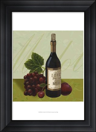 Framed Wine Country II Print