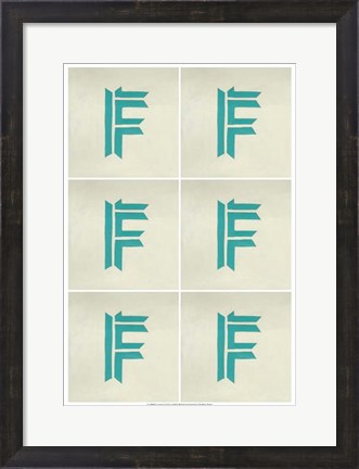 Framed Lucien&#39;s F 6-Up Print