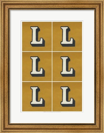 Framed Lucien&#39;s L 6-Up Print