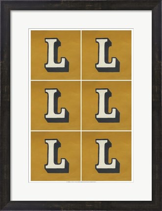 Framed Lucien&#39;s L 6-Up Print